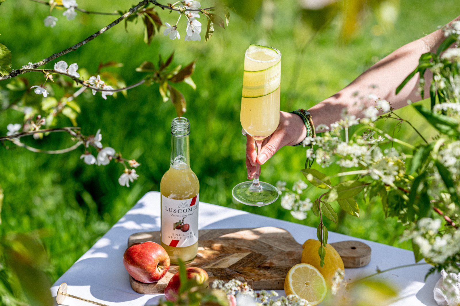 Floral Orchard - Elderflower & Apple Juice Cocktail