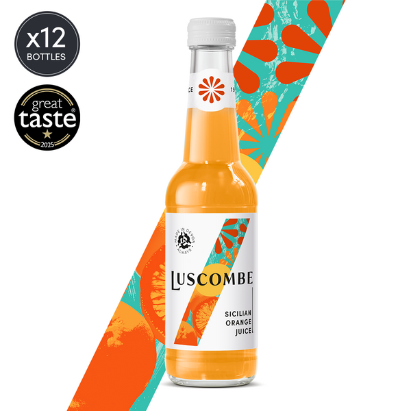 Sicilian Orange Juice 270ml | Luscombe Organic | Mount Etna
